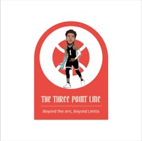 the three point line logo